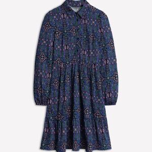 Boden Jemima Tiered Jersey Dress size 8L Very Good Condition